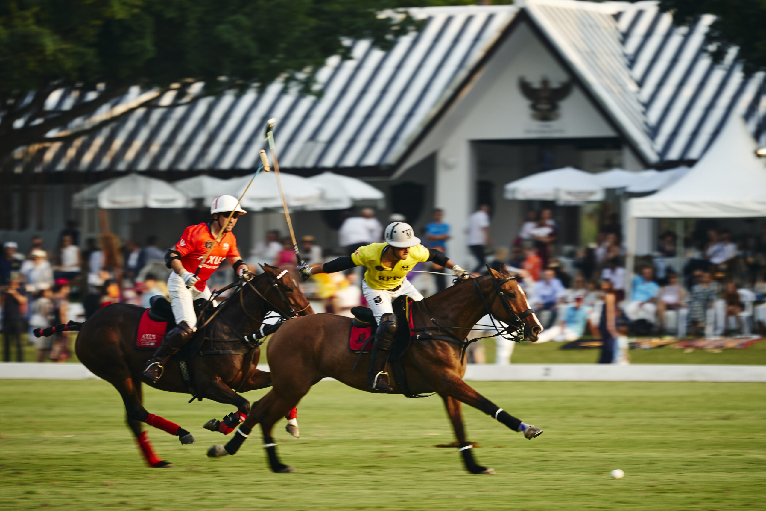 Congratulations to team Royal Pahang winners of the 12th Annual Thai Polo Open tournament held at the Thai Polo & Equestrian Club near Pattaya in Thailand, hosted by Khun Nunthinee Tanner and Dato Harald Link. This years event sponsored by Carrier and B. Grimm welcomes H.R.H. Princess Sirivannavari Nariratana as the guest of honour. H.R.H. is the daughter of new King Maha Vajiralongkorn Bodindradebayavarangkun "Rama X". The teams through to the final match this year are Royal Pahang vs Axus Photo: Dominic James/SilverHub 0208 004 5359 Sales@silverhubmedia.com