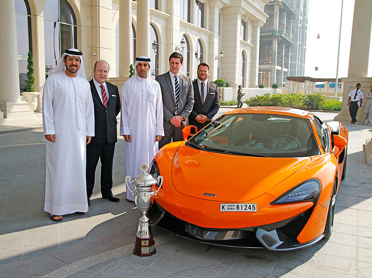 McLaren Cup presentation