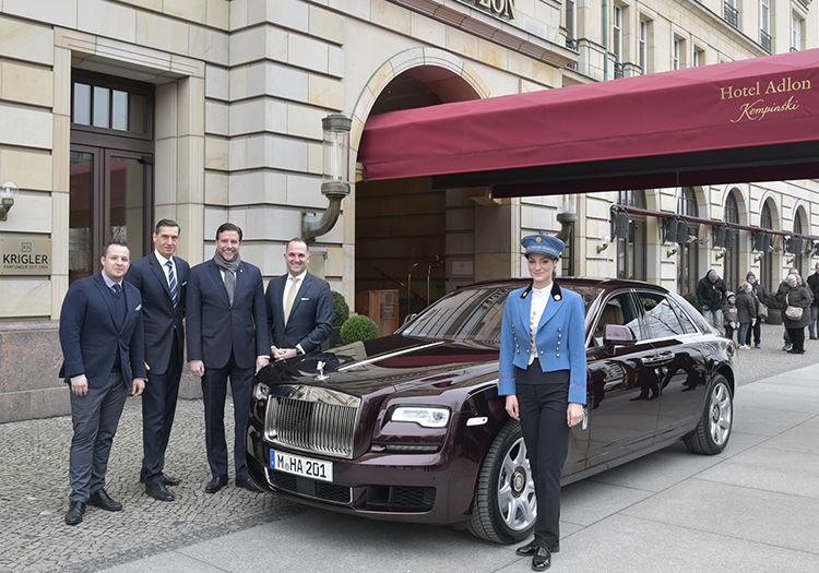 BERLIN  JUNE 14 2015 Fullsize luxury car RollsRoyce Phantom Series II  since 2012 The Classic Days on Kurfuerstendamm Stock Photo  Alamy