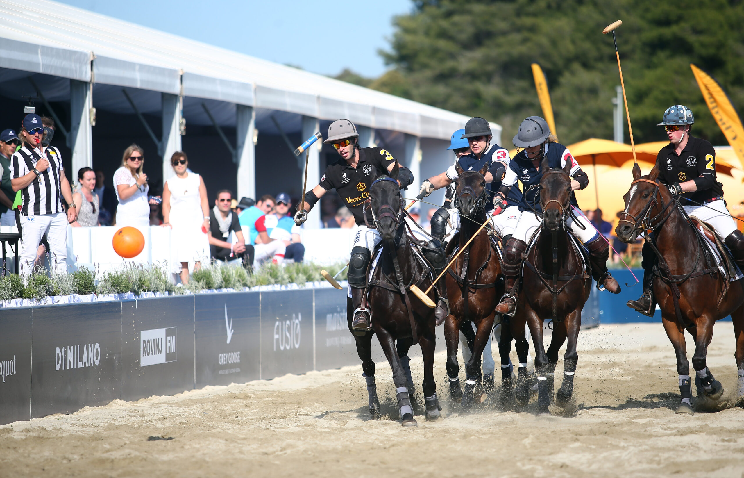 19.05.2017., Rovinj - Sluzbeno zapoceo 2. Rovinj beach polo cup. Treca utakmica. Photo: Slavko Midzor/PIXSELL