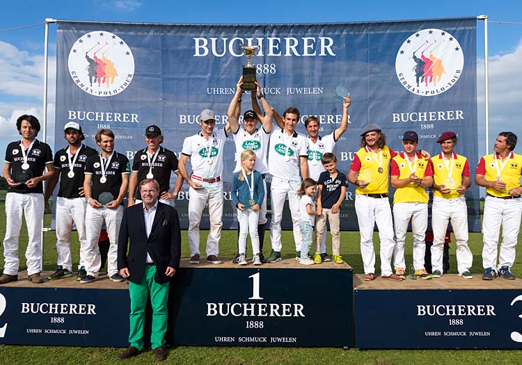 Internationale Deutsche Polo High Goal Meisterschaft 2016 Siegerehrung